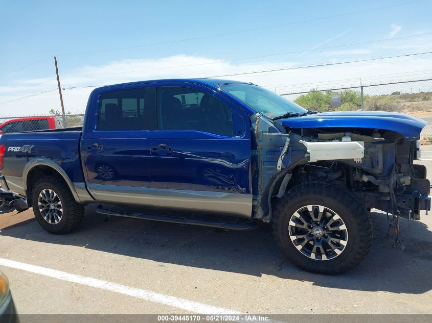 2017 Nissan Titan Pro-4X VIN: 1N6AA1E53HN559243 Lot: 39445170