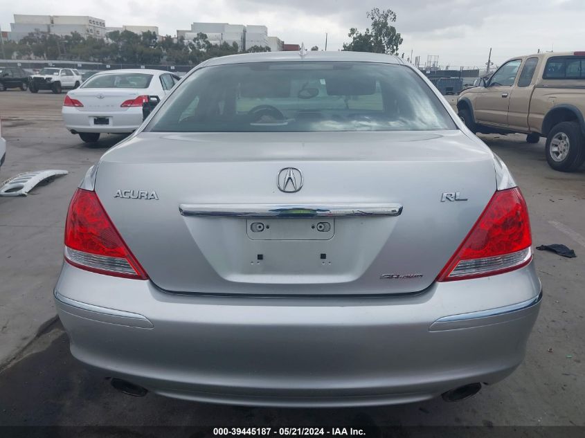 2006 Acura Rl 3.5 VIN: JH4KB165X6C006521 Lot: 39445187