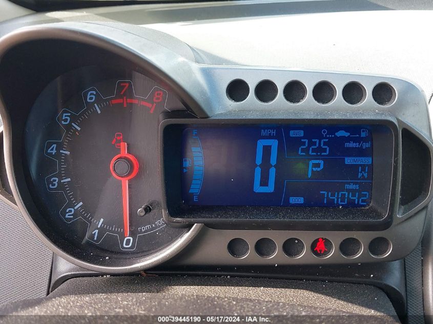 2013 Chevrolet Sonic Lt Auto VIN: 1G1JC6SG0D4134359 Lot: 39445190