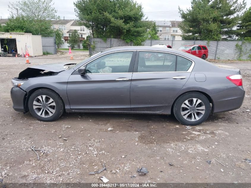 2013 Honda Accord Lx VIN: 1HGCR2F33DA055799 Lot: 39445213