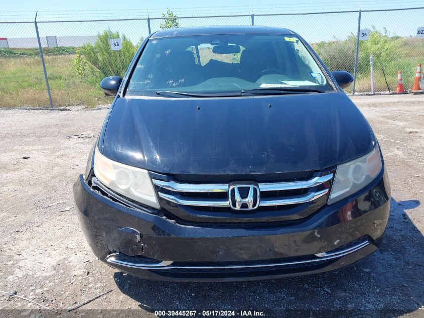 2014 Honda Odyssey Ex-L VIN: 5FNRL5H66EB024154 Lot: 39445267