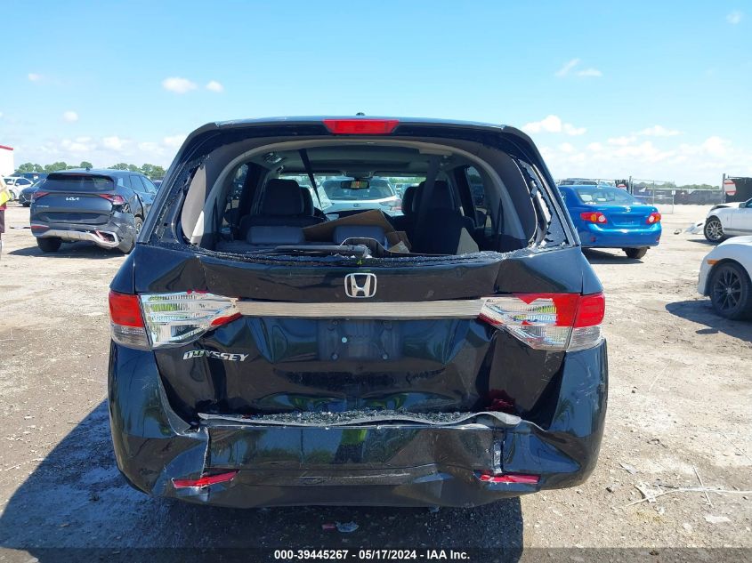 2014 Honda Odyssey Ex-L VIN: 5FNRL5H66EB024154 Lot: 39445267