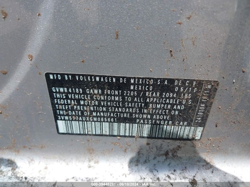 2016 VOLKSWAGEN GOLF GTI S 4-DOOR - 3VW5T7AUXGM065661