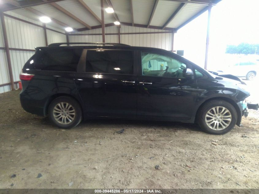2017 Toyota Sienna Xle 8 Passenger VIN: 5TDYZ3DC8HS811889 Lot: 39445286