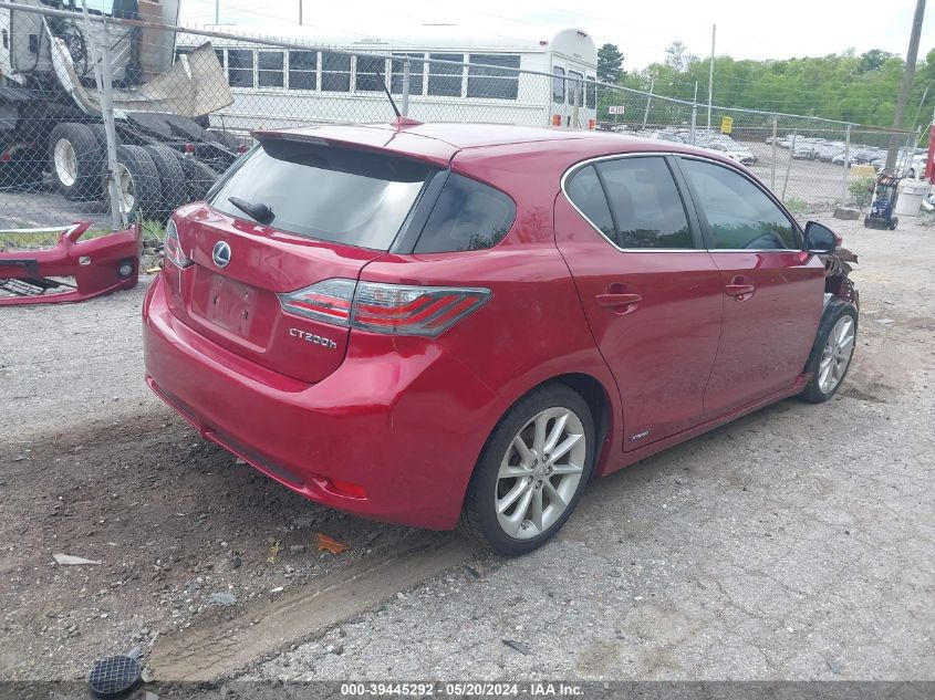 2012 Lexus Ct 200H Premium VIN: JTHKD5BHXC2094912 Lot: 39445292