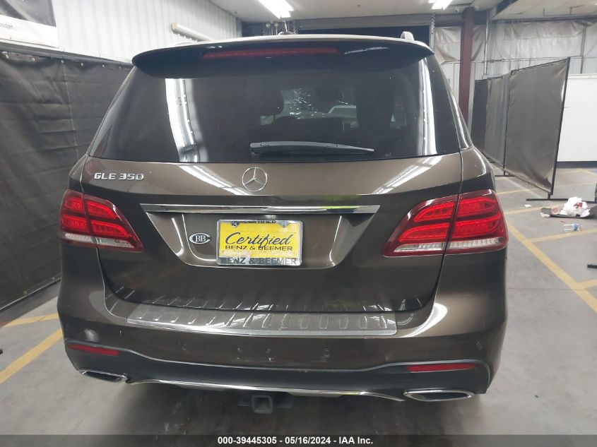 2017 Mercedes-Benz Gle 350 VIN: 4JGDA5JB9HA987050 Lot: 39445305