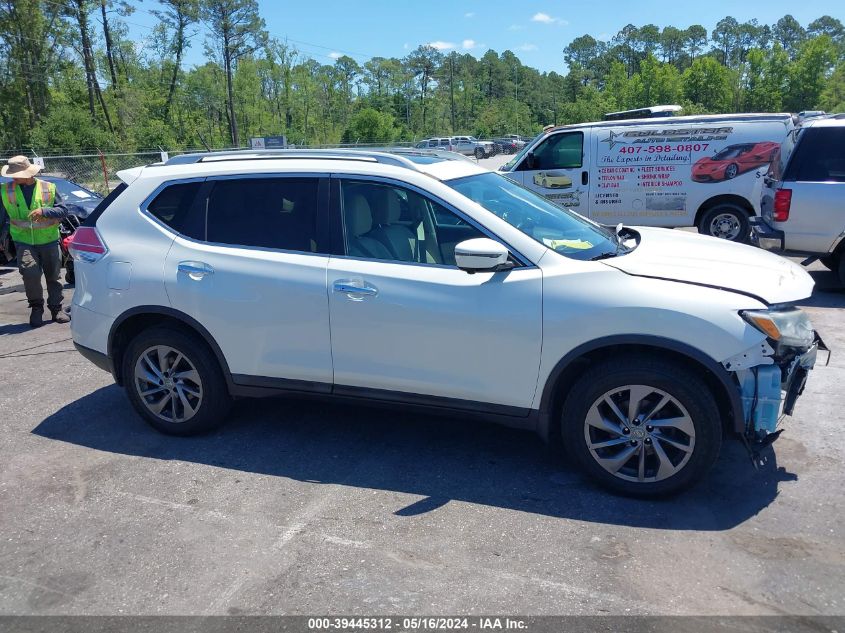 2016 Nissan Rogue Sl VIN: 5N1AT2MV5GC756599 Lot: 39445312