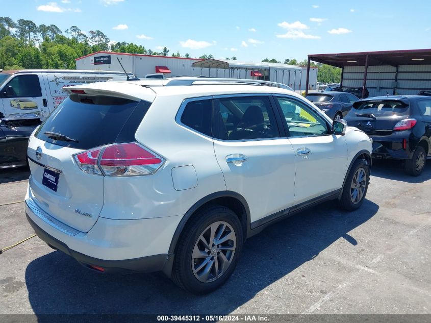 2016 Nissan Rogue Sl VIN: 5N1AT2MV5GC756599 Lot: 39445312