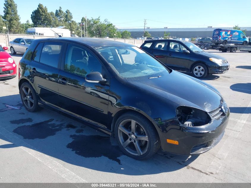 2009 Volkswagen Rabbit S VIN: WVWDB71K19W145742 Lot: 39445321