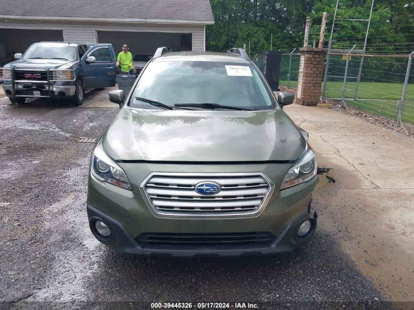 2016 Subaru Outback 2.5I Premium VIN: 4S4BSBFC3G3221466 Lot: 39445326