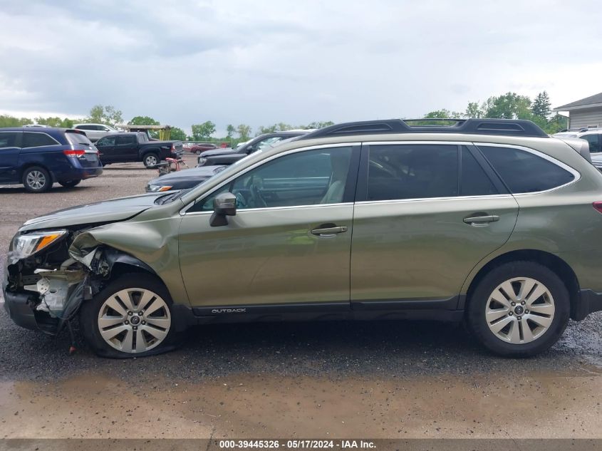 2016 Subaru Outback 2.5I Premium VIN: 4S4BSBFC3G3221466 Lot: 39445326