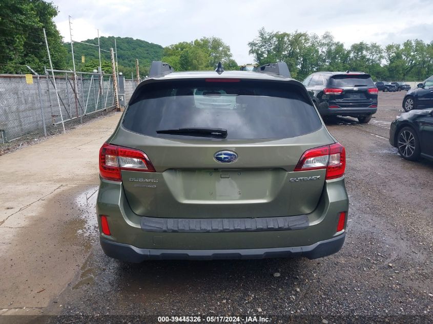 2016 Subaru Outback 2.5I Premium VIN: 4S4BSBFC3G3221466 Lot: 39445326