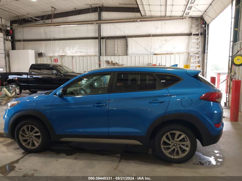 2018 Hyundai Tucson Sel VIN: KM8J3CA47JU728662 Lot: 39445331
