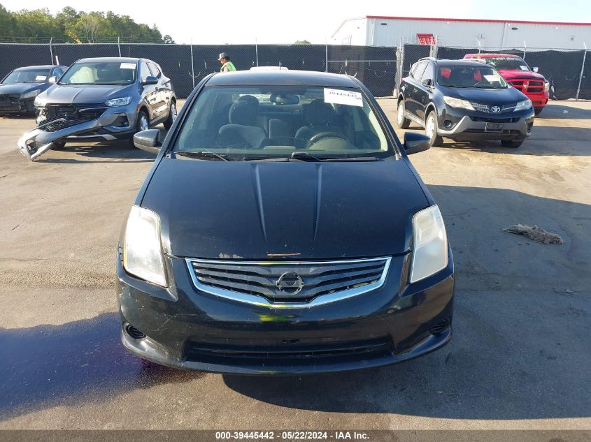 2010 Nissan Sentra 2.0 VIN: 3N1AB6APXAL622593 Lot: 39445442