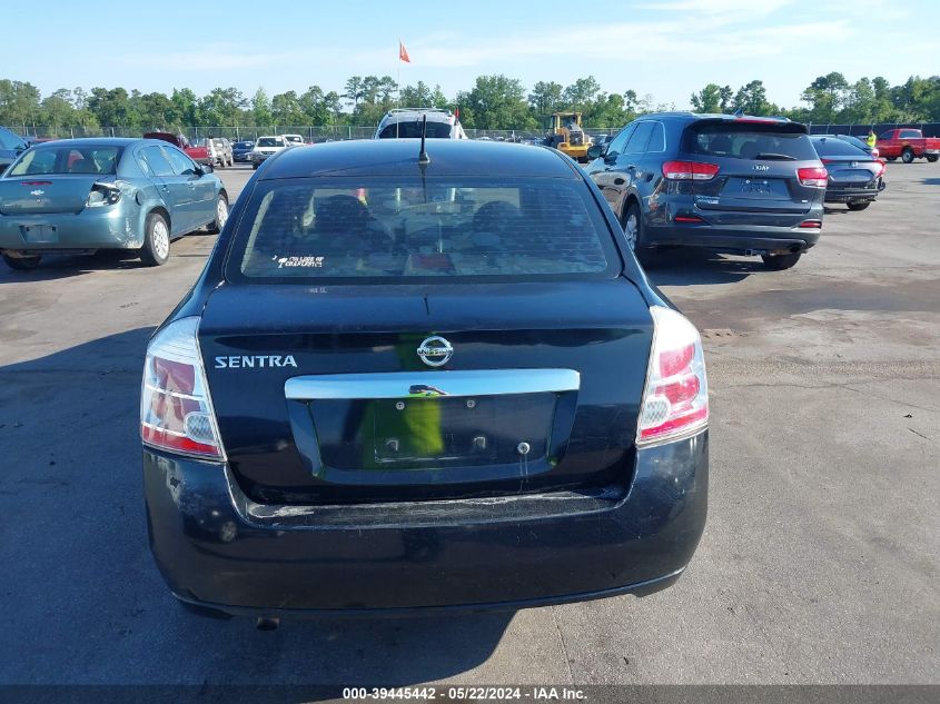 2010 Nissan Sentra 2.0 VIN: 3N1AB6APXAL622593 Lot: 39445442