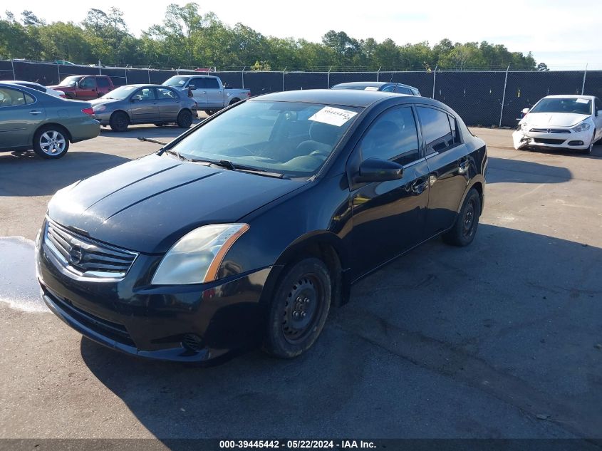 2010 Nissan Sentra 2.0 VIN: 3N1AB6APXAL622593 Lot: 39445442