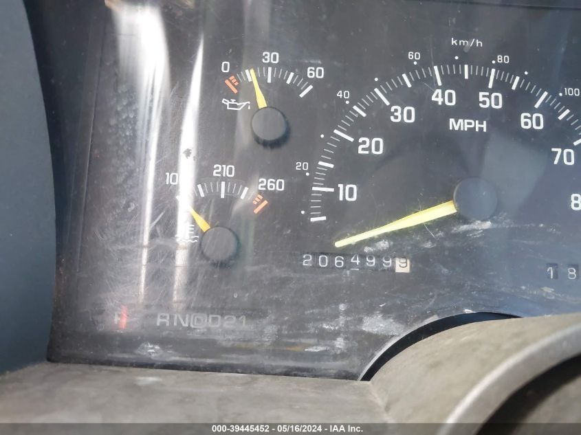 1992 Chevrolet Suburban K1500 VIN: 1GNFK16K8NJ335311 Lot: 39445452