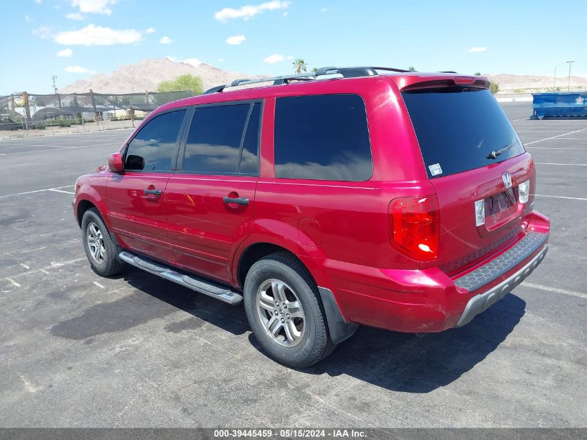 2004 Honda Pilot Ex VIN: 2HKYF18474H584128 Lot: 39445459