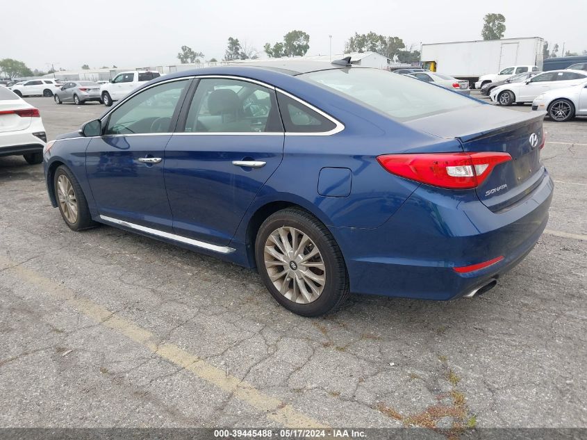 2015 Hyundai Sonata Limited VIN: 5NPE34AF7FH014657 Lot: 39445488