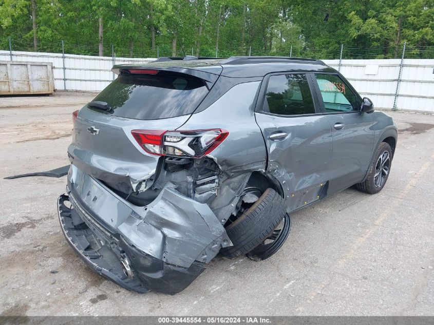 2021 Chevrolet Trailblazer Awd Rs VIN: KL79MUSL3MB145924 Lot: 39445554
