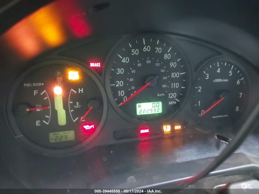 2006 Subaru Impreza 2.5I VIN: JF1GD67606H507867 Lot: 39445558