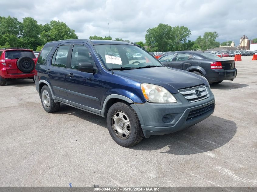 2006 Honda Cr-V Lx VIN: JHLRD78536C043214 Lot: 39445577