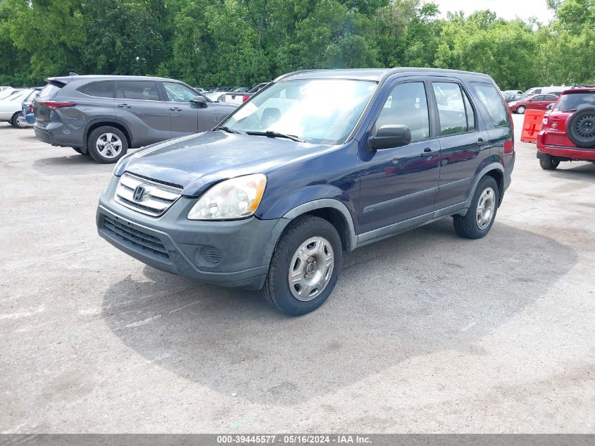 2006 Honda Cr-V Lx VIN: JHLRD78536C043214 Lot: 39445577