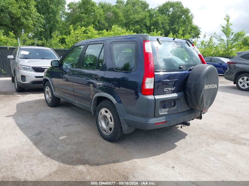 2006 Honda Cr-V Lx VIN: JHLRD78536C043214 Lot: 39445577