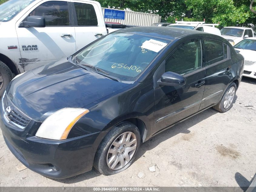 2011 Nissan Sentra 2.0S VIN: 3N1AB6AP9BL656106 Lot: 39445581