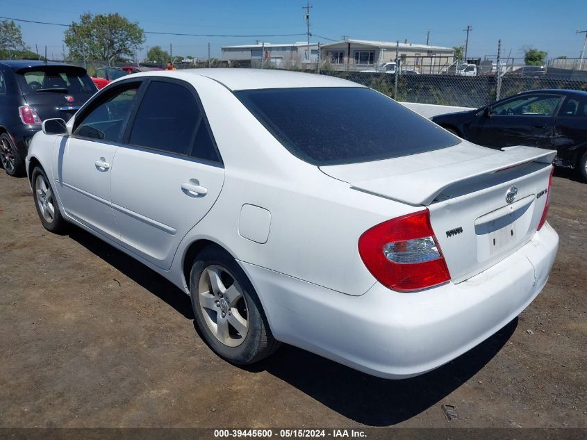 2003 Toyota Camry Se VIN: JTDBE32K530164942 Lot: 39445600