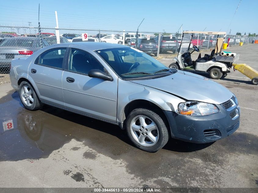 2004 Dodge Stratus Se VIN: 1B3EL36JX4N389724 Lot: 39445613