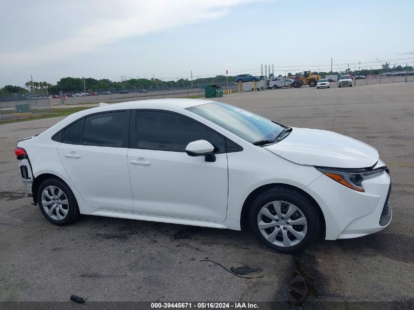 2022 TOYOTA COROLLA LE - 5YFEPMAE4NP297497