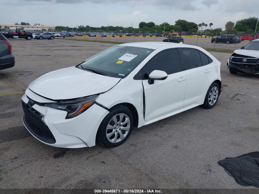 2022 TOYOTA COROLLA LE - 5YFEPMAE4NP297497