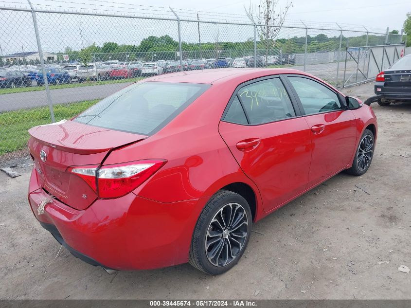 2015 Toyota Corolla L/Le/Le Pls/Prm/S/S Pls VIN: 2T1BURHE0FC408787 Lot: 39445674