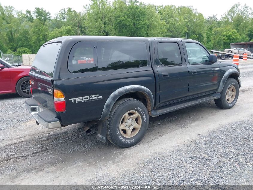 2002 Toyota Tacoma Base V6 VIN: 5TEHN72N72Z885810 Lot: 39445679