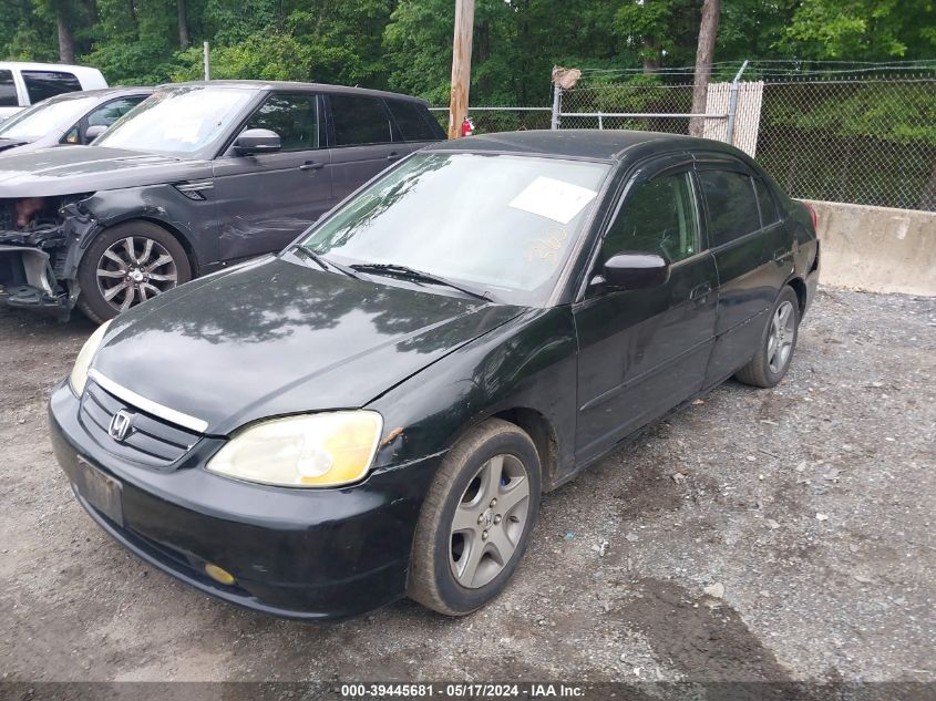 2002 Honda Civic Lx VIN: 2HGES16522H605467 Lot: 39445681