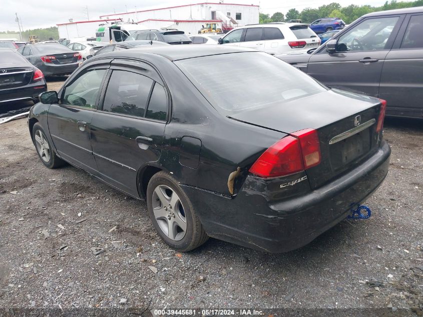 2002 Honda Civic Lx VIN: 2HGES16522H605467 Lot: 39445681