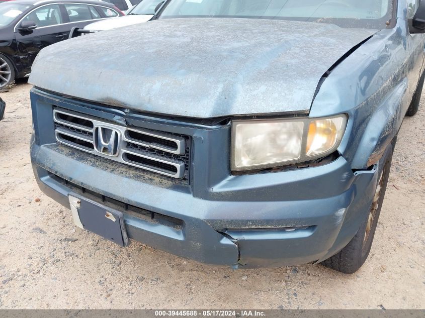 2006 Honda Ridgeline Rtl VIN: 2HJYK16566H523299 Lot: 39445688
