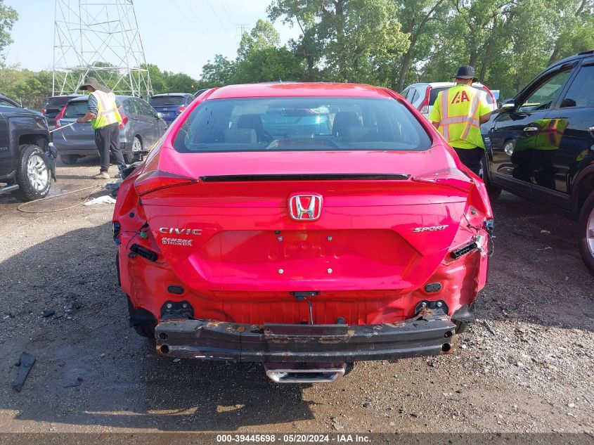 2019 Honda Civic Sport VIN: 2HGFC2F8XKH531166 Lot: 39445698