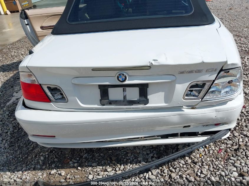 2002 BMW 325Ci VIN: WBABS33442PG87111 Lot: 39445706