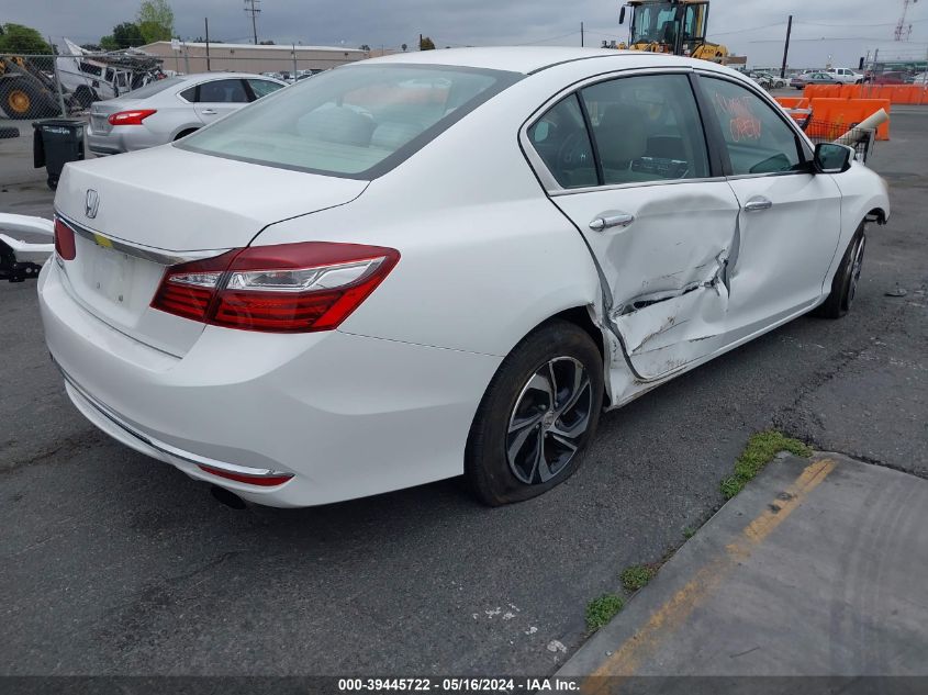 2016 Honda Accord Lx VIN: 1HGCR2F35GA233233 Lot: 39445722