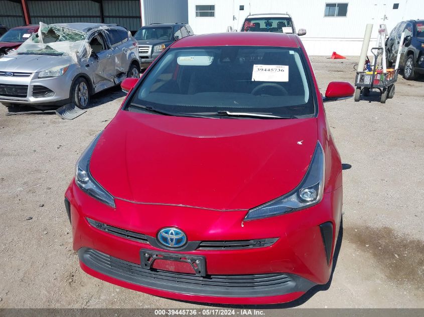 2019 Toyota Prius Le VIN: JTDKARFU7K3098210 Lot: 39445736