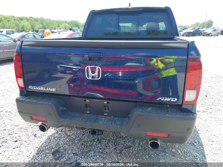 2022 Honda Ridgeline Rtl-E VIN: 5FPYK3F73NB024649 Lot: 39445739