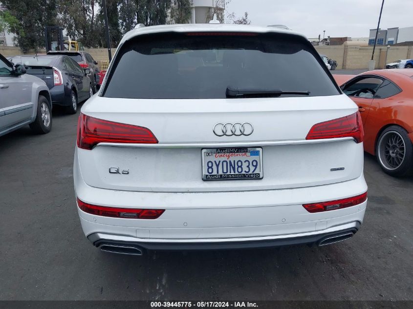 2022 Audi Q5 Premium 55 Tfsi E S Line Quattro S Tronic VIN: WA1G2AFY6N2019394 Lot: 39445775