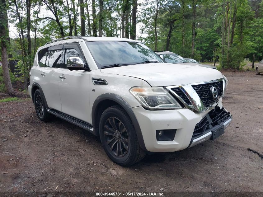 2017 Nissan Armada Platinum VIN: JN8AY2NE5H9706602 Lot: 39445781