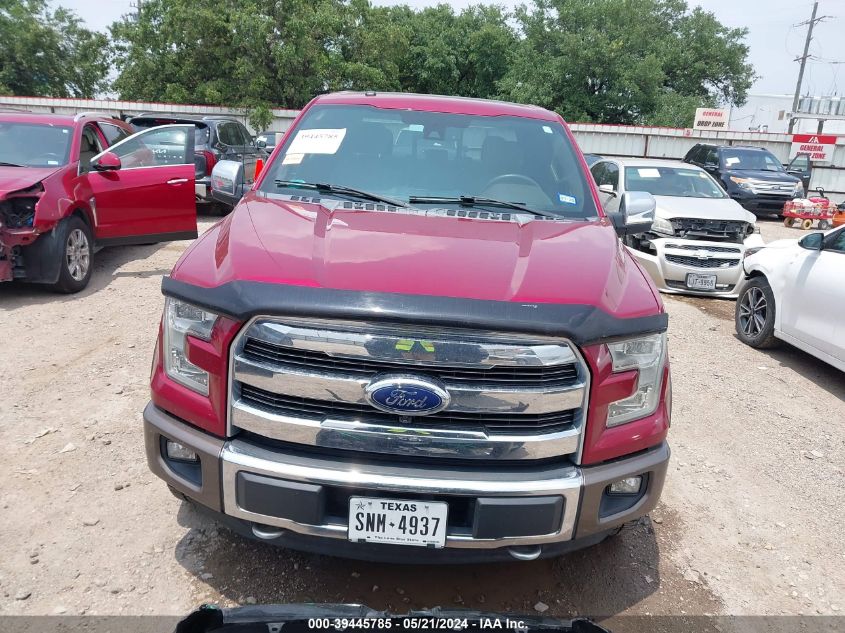 2016 Ford F-150 King Ranch VIN: 1FTEW1EG4GFD37181 Lot: 39445785