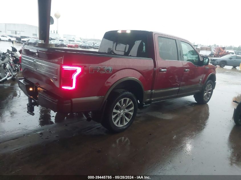 2016 Ford F-150 King Ranch VIN: 1FTEW1EG4GFD37181 Lot: 39445785