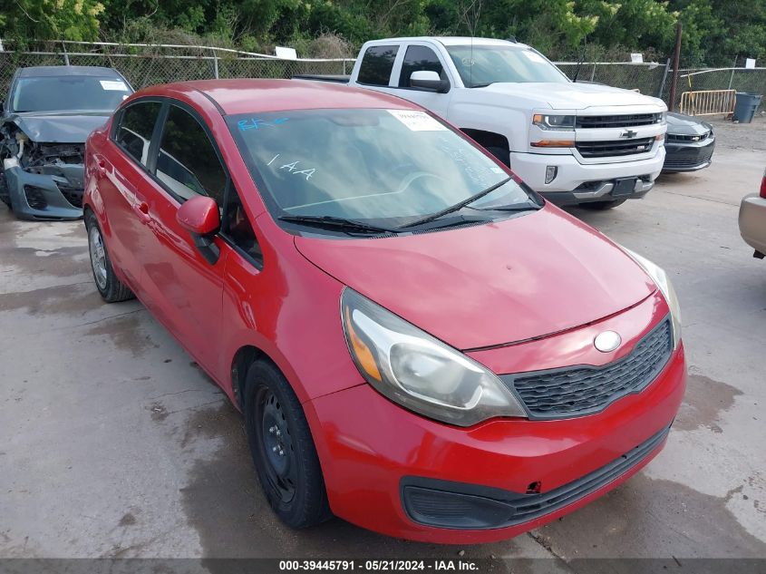 2013 Kia Rio Lx VIN: KNADM4A34D6253487 Lot: 39445791