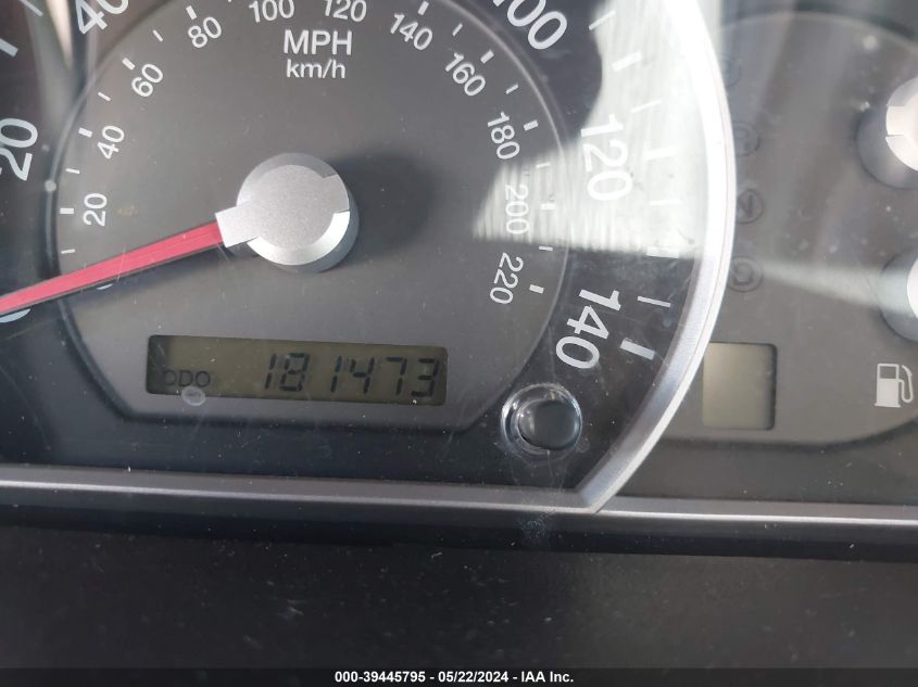 2007 Kia Sorento Lx VIN: KNDJC736675692993 Lot: 39445795