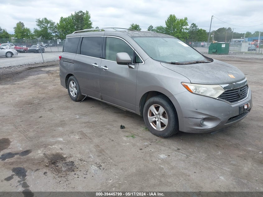 2012 Nissan Quest Sv VIN: JN8AE2KP2C9046171 Lot: 39445799